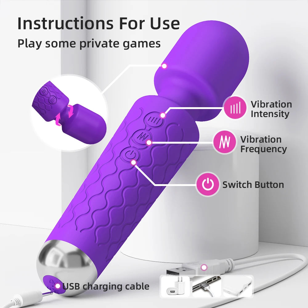 Powerful Clitoris Vibrator - USB Recharge - Vibrasie Stasie 450.00  ZAR