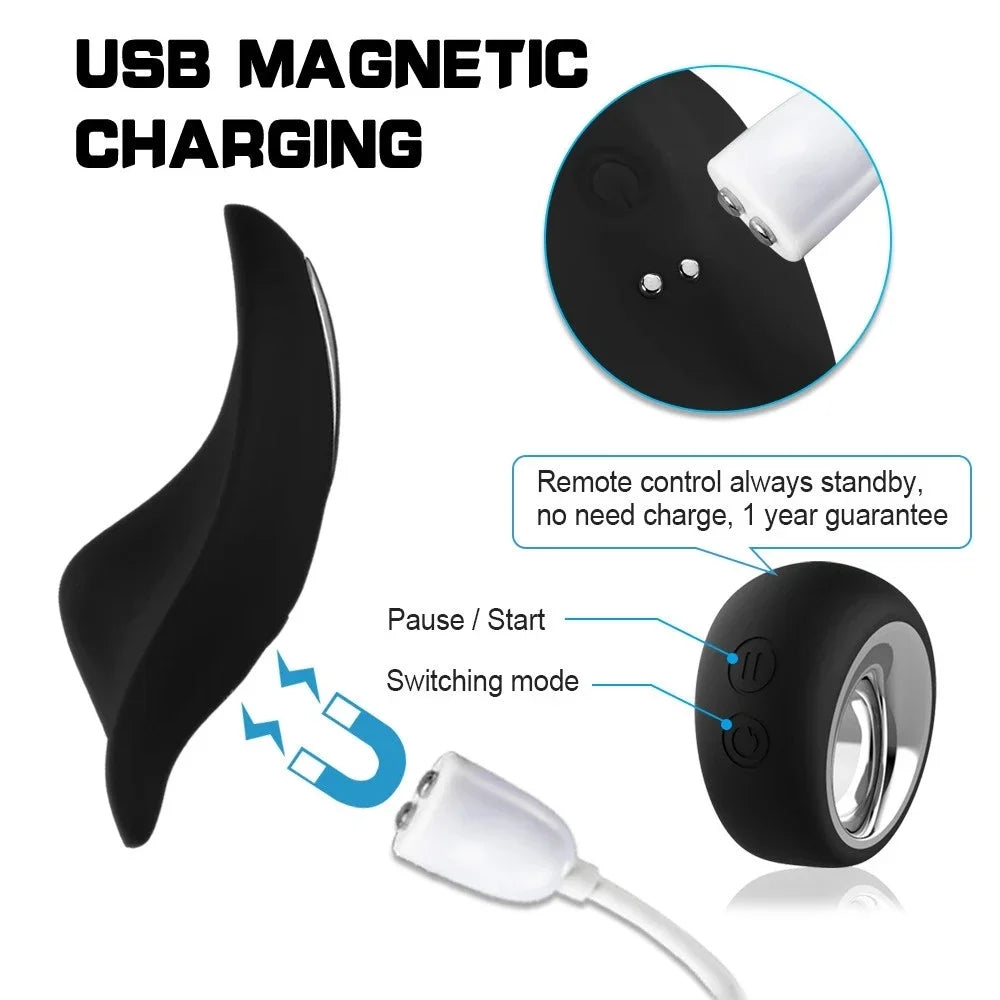 No Sound Butterfly Wearable Panties Egg - Vibrasie Stasie 850.00  ZAR