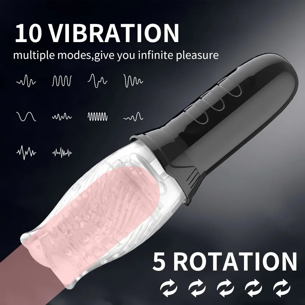 Vibrating Masturbator for Men - Vibrasie Stasie