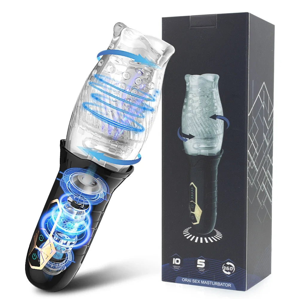 Vibrating Masturbator for Men - Vibrasie Stasie