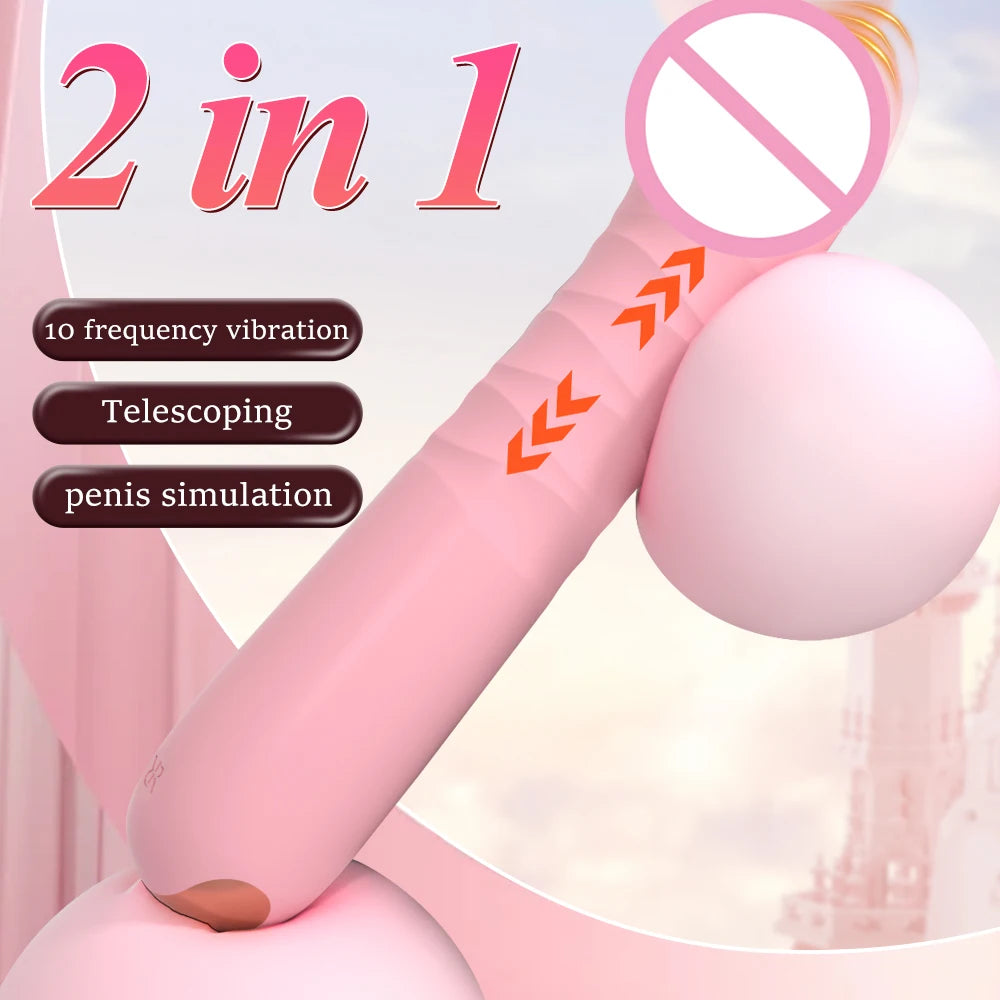 Thrusting Telescopic Vibrators - Vibrasie Stasie 580.00  ZAR