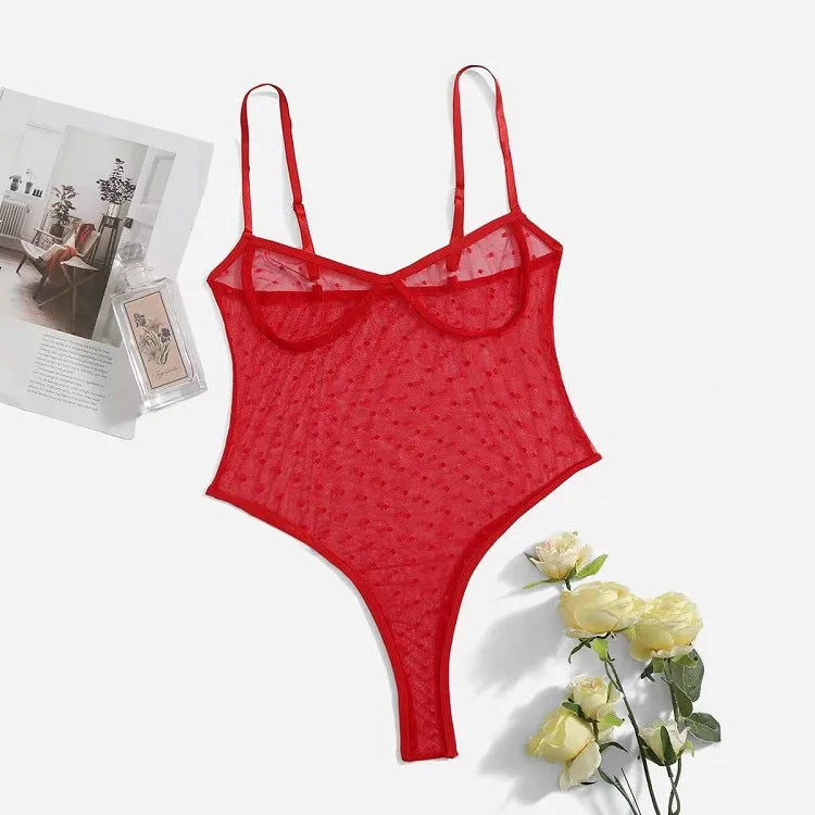 Lace Erotic Babydoll Bodysuit - Vibrasie Stasie 450.00  ZAR