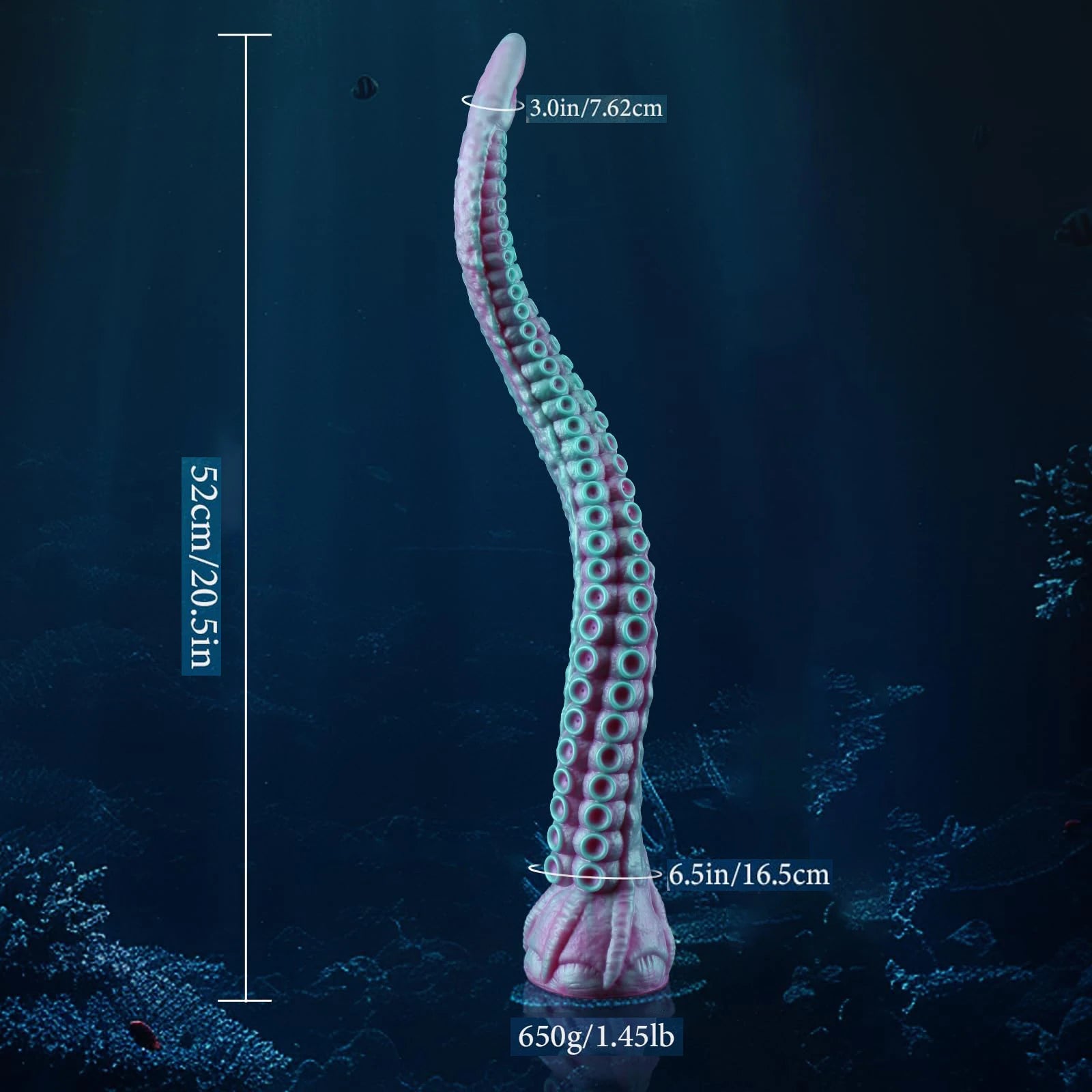 Long Silicone Monster - Vibrasie Stasie 1300.00  ZAR