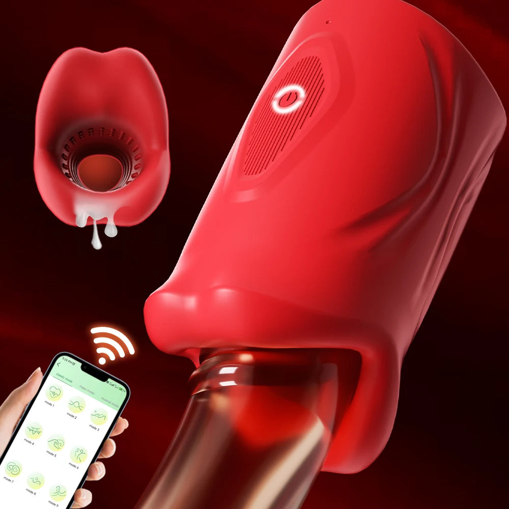 Male Masturbator with 9 Vibration Modes - Vibrasie Stasie