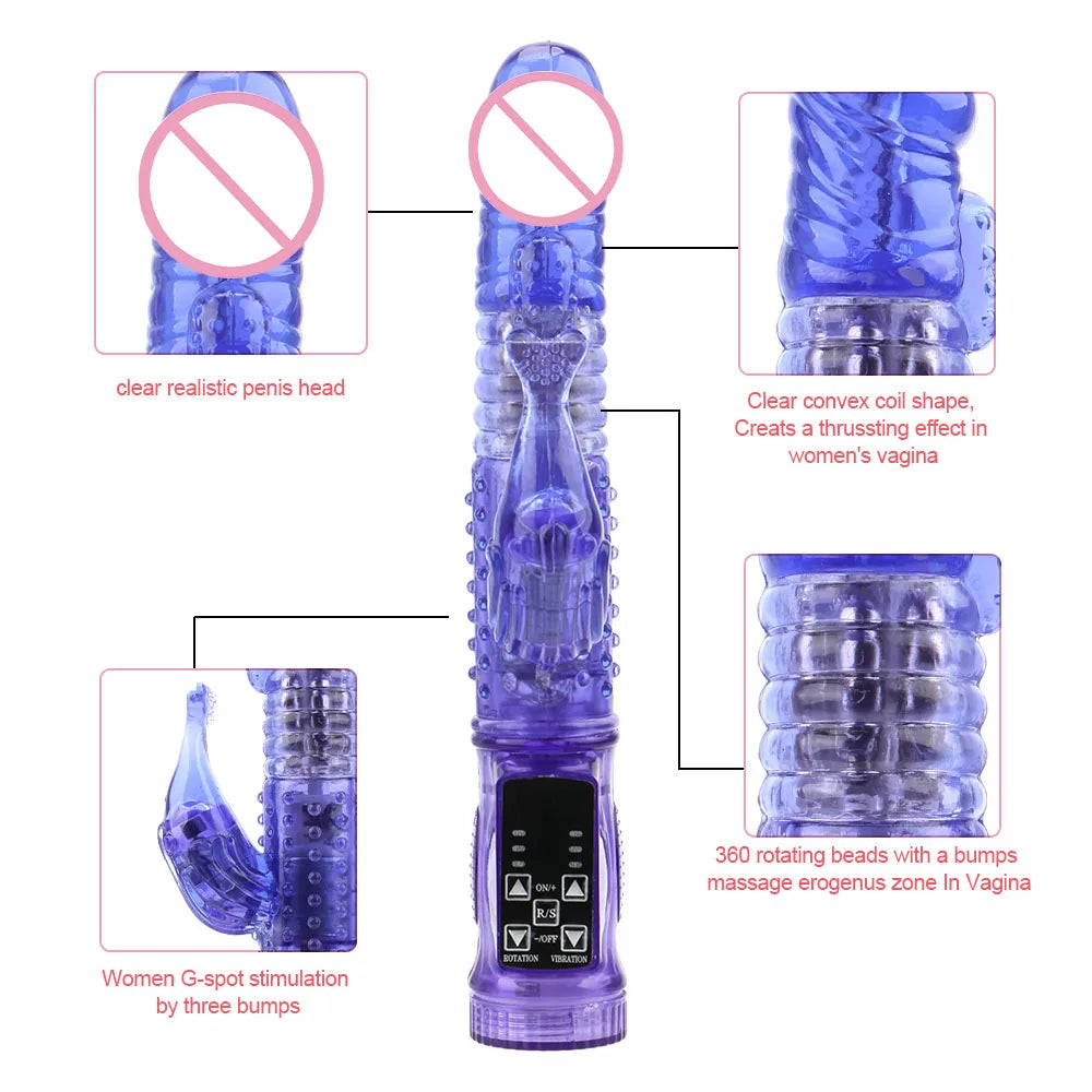 22cm Rotating Beads Vibrators - Vibrasie Stasie 350.00  ZAR