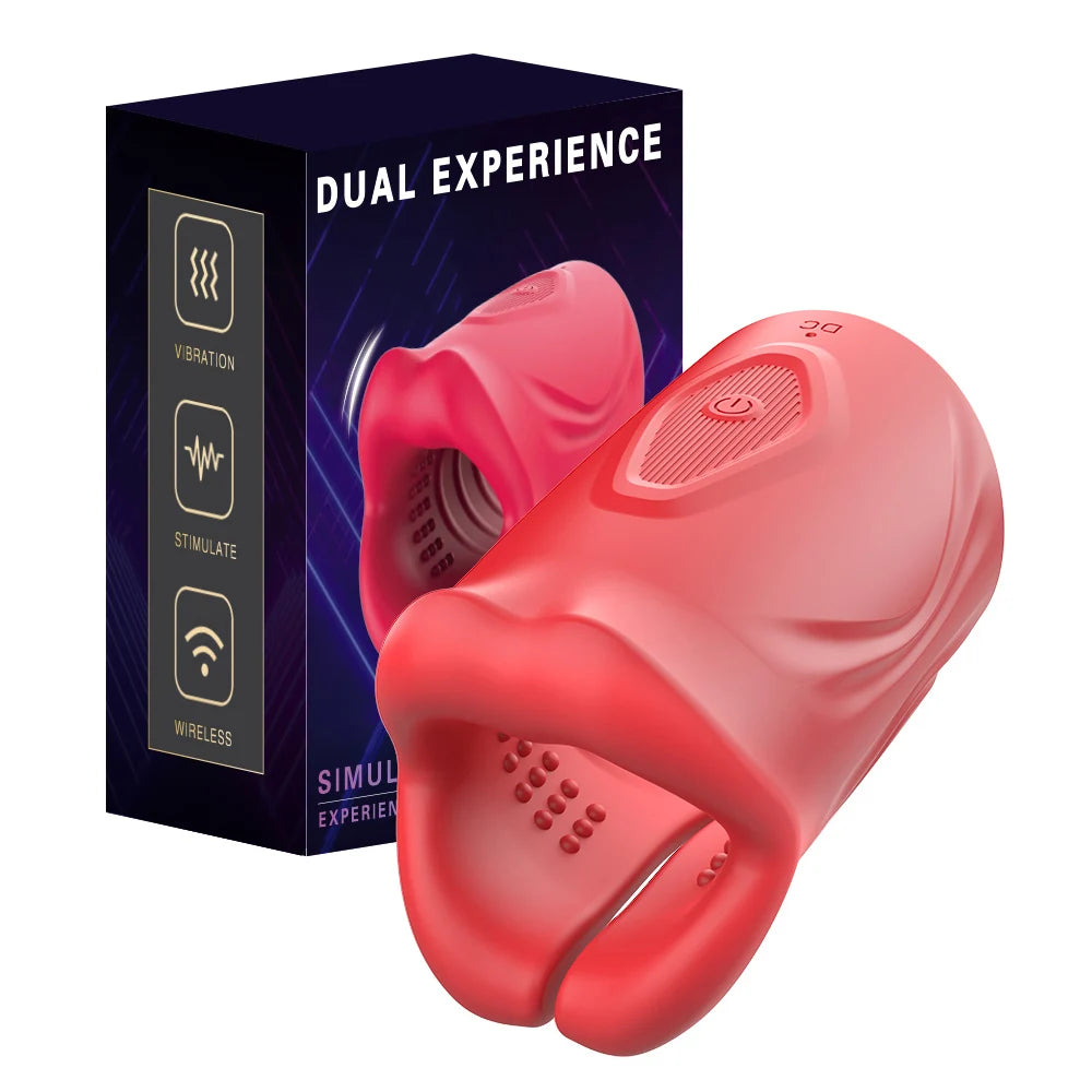 Male Masturbator with 9 Vibration Modes - Vibrasie Stasie