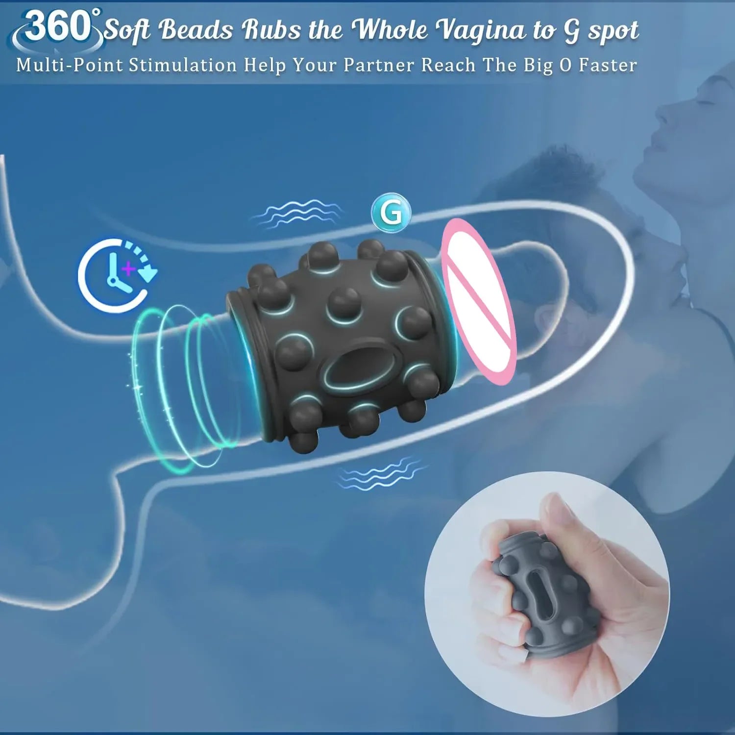 Vibrating Cock Ring - Vibrasie Stasie