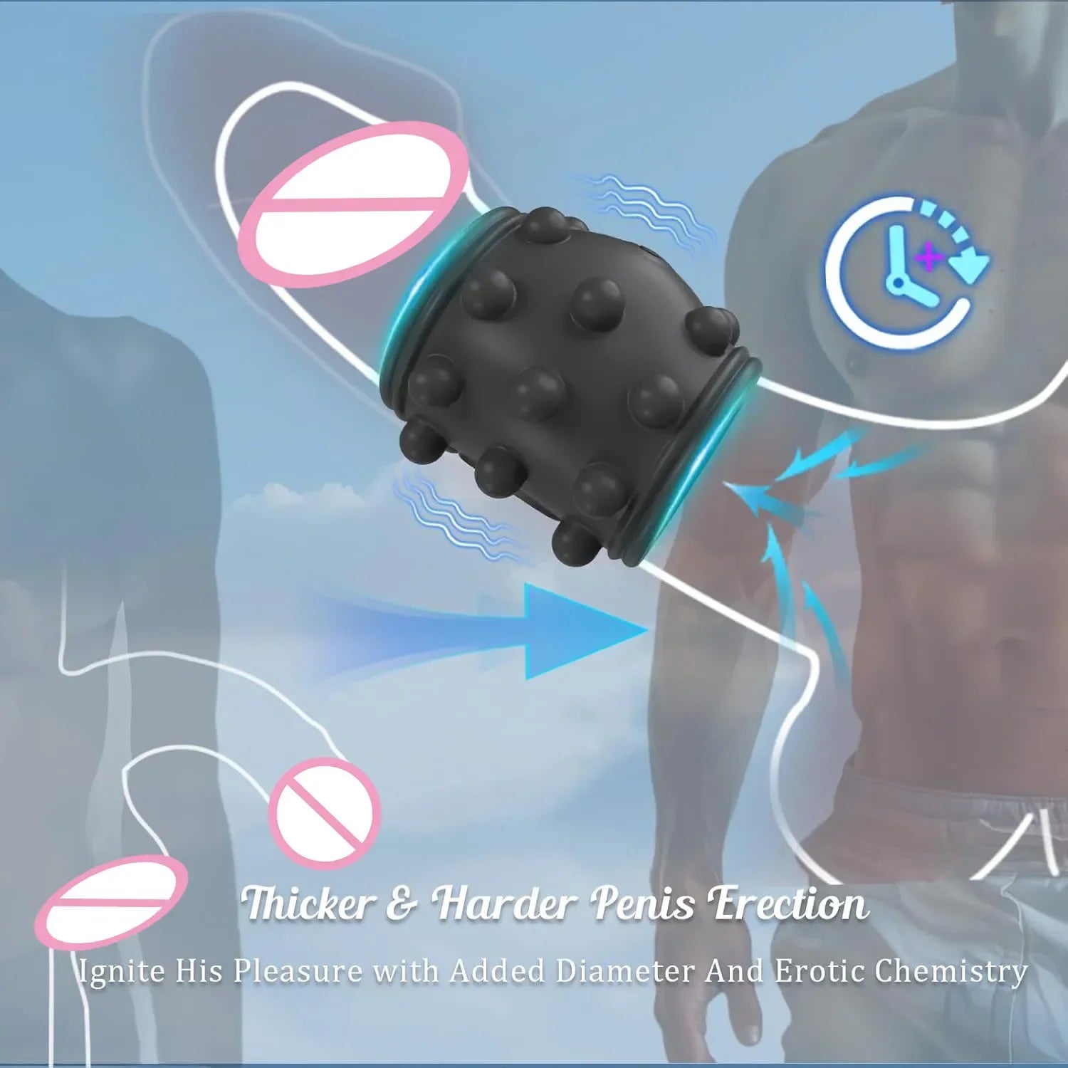 Vibrating Cock Ring - Vibrasie Stasie