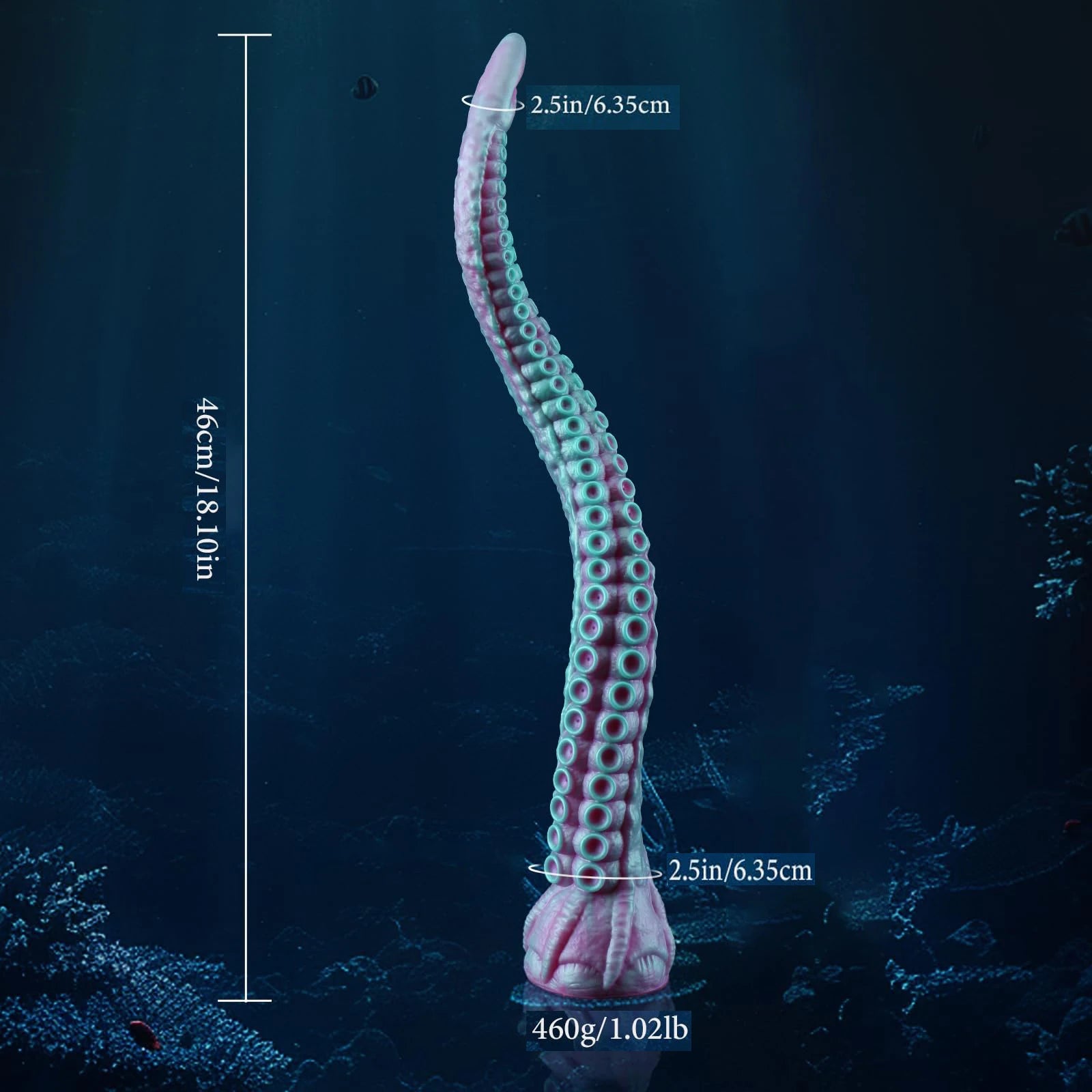 Long Silicone Monster - Vibrasie Stasie 1300.00  ZAR