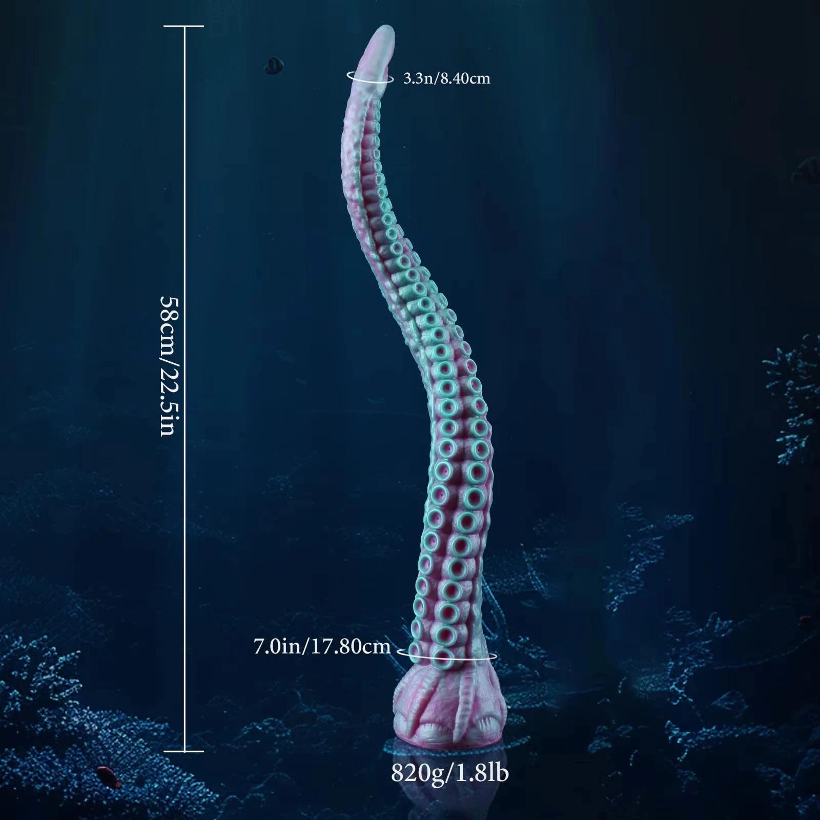 Long Silicone Monster - Vibrasie Stasie 1300.00  ZAR